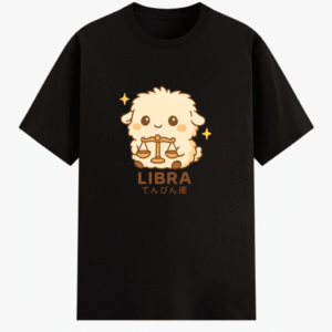 Libra Zodiac Cute Graphic T-Shirt