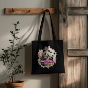 Panda Love Tote Bag