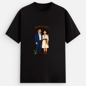 Personalized Cartoon Couple T-Shirt